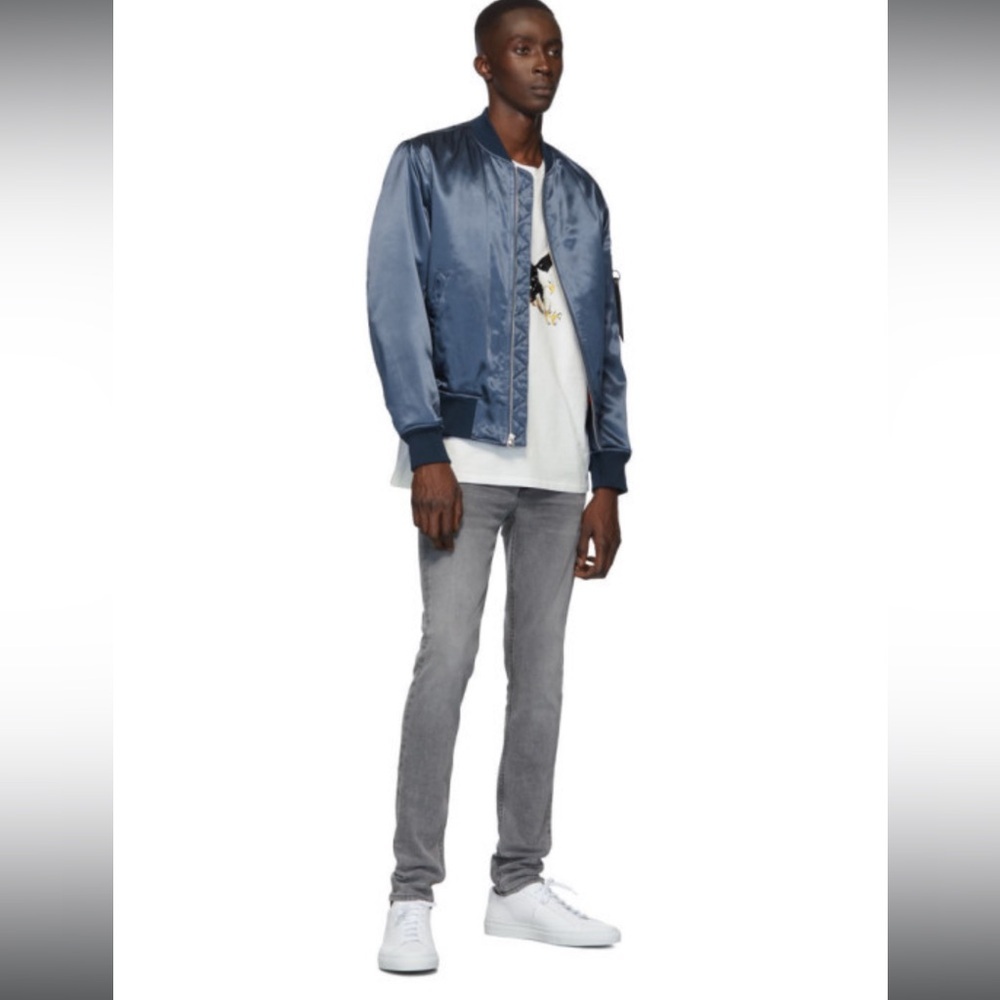 rag & bone Men’s Fit 1 Skinny Jeans Grey